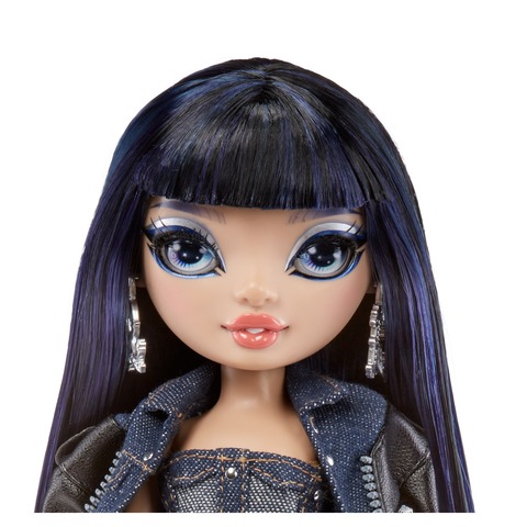 Rainbow High Kim- Denim Blue Fashion Doll. Fashionable Outfit & 10