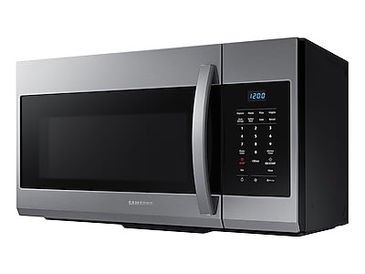 1.7 cu ft. Smart Over-the-Range Microwave with Convection & Slim Fry™ in  Black Stainless Steel