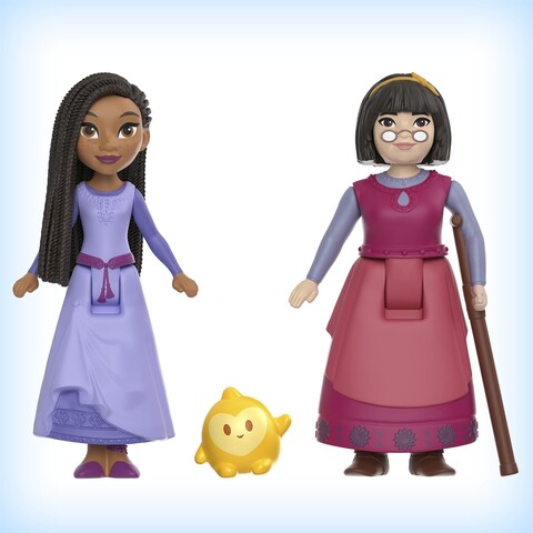 Fingerhut - Disney Wish The Teens Pack of 8 Posable Mini Dolls and