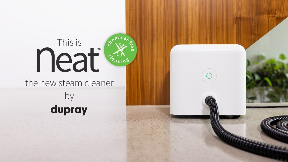 Dupray Neat High Temp Compact Steam Cleaner with Multi Tool Attachments