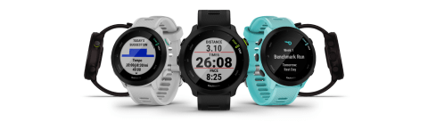 Garmin Forerunner 55 GPS Smartwatch, Aqua 010-02562-02 - Adorama