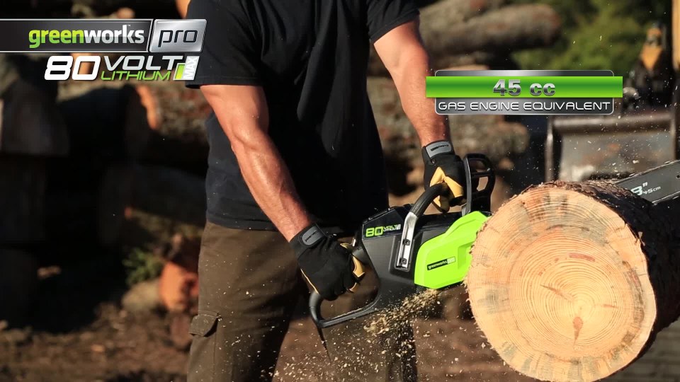 thumbnail video image 2 of Greenworks 80V 16" Brushless Attachment Capable String Trimmer with 2.0 Ah Battery & Charger 2101102, 2 of 14