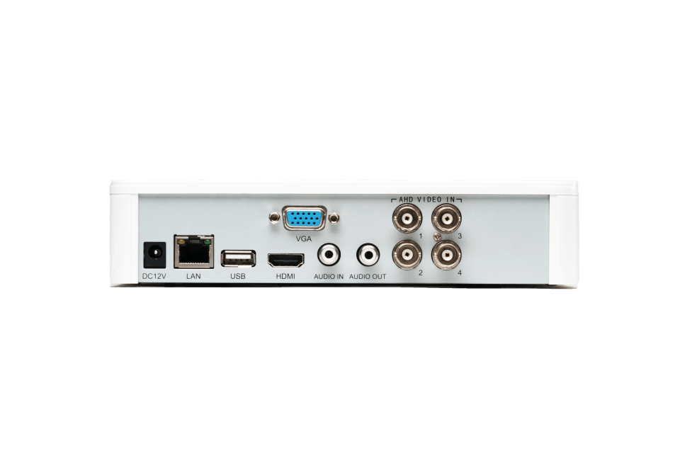 Q-See HeritageHD QC904-4V2-1 Kit de vigilancia DVR de red de 4 canales  w-1TB disco duro y 4 cámaras IP66 720p AnalogHD