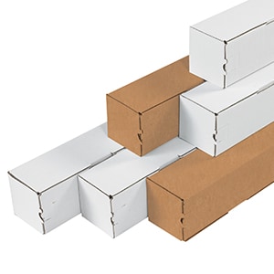 Pack of 50 Ship Now Supply SNMTM324 Triangle Mailing Tubes 3 x 24 1/4 3 x 24 1/4 Box Partners Oyster White