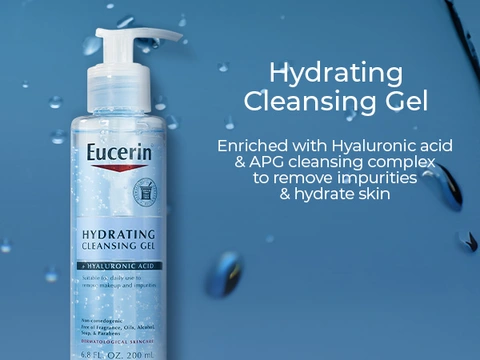 EUCERIN CLEANSING GEL HYDRATING 6.8OZ