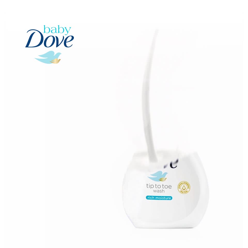 thumbnail video image 2 of Baby Dove Tip To Toe Wash 3 x 13 oz. - Rich Moisture, 2 of 10