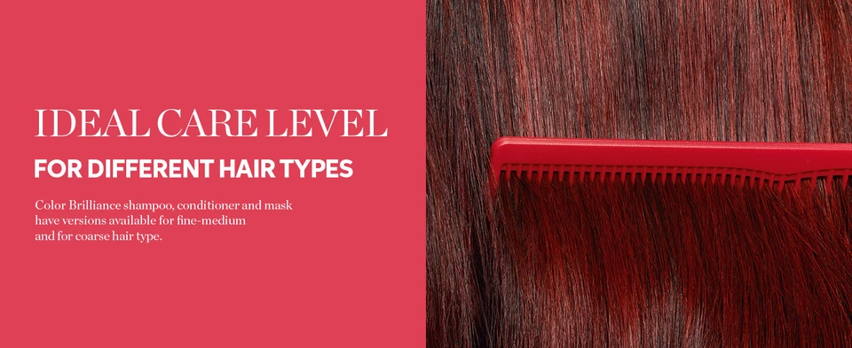 Find the right care level for your hair choose between fine/medium formula or coarse hair formula