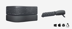 920-010109 Logitech Ergo K860 tastiera RF senza fili + Bluetooth Turc