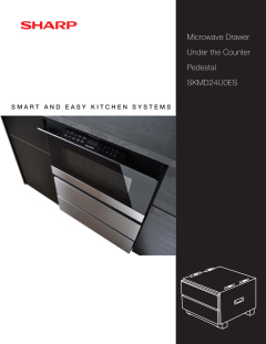 View SKMD24U0ES Under-the-Counter Microwave Drawer Pedestal Brochure PDF