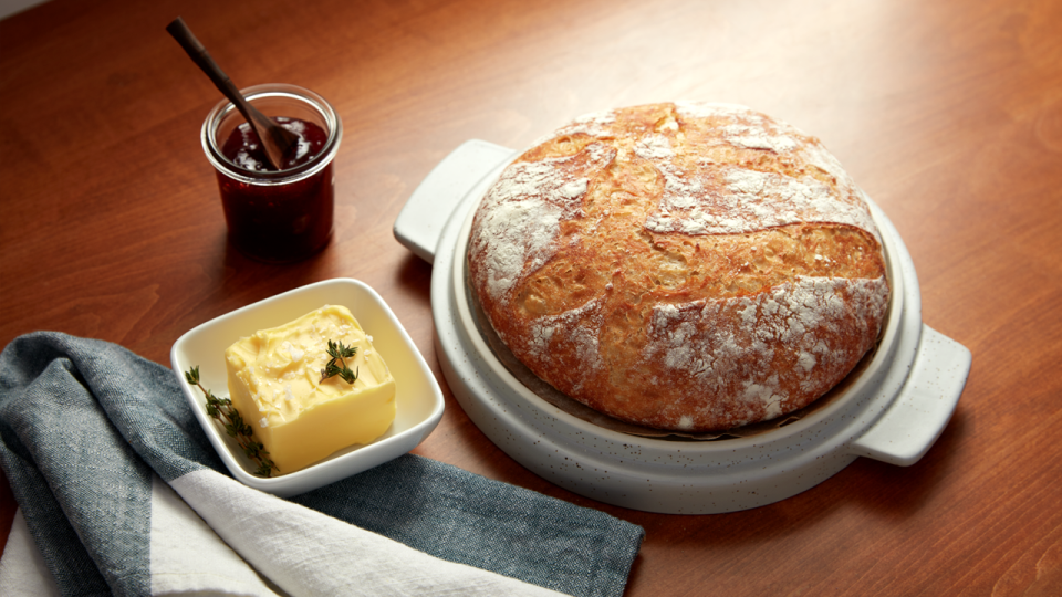 KitchenAid Bread Bowl with Baking Lid Grey Speckle KSM2CB5BGS