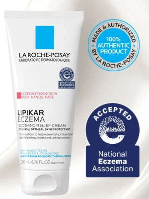 Lipikar Soothing Relief Eczema Cream for Eczema-Prone Body, Hands and Face