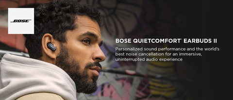 オーディオ機器 ヘッドフォン Bose QuietComfort Earbuds II, Noise Cancelling True Wireless 