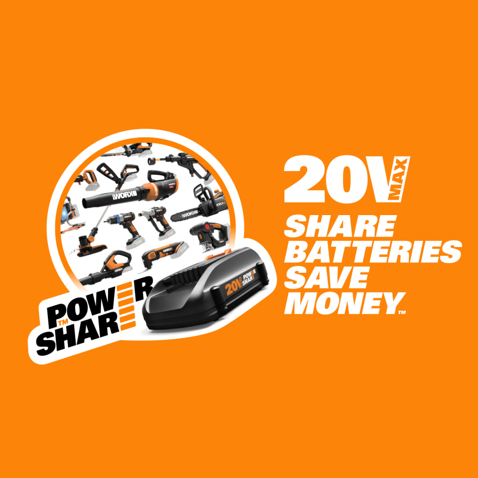 Worx 20V Li ion Cordless Sweeper Blower Walmart