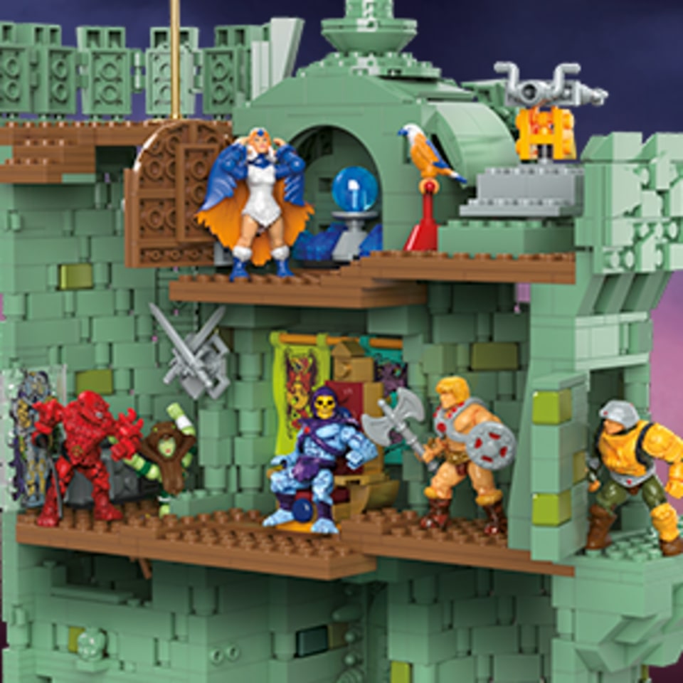 thumbnail video image 2 of MEGA Masters of the Universe Castle Grayskull MOTU Building Set, 2 of 7
