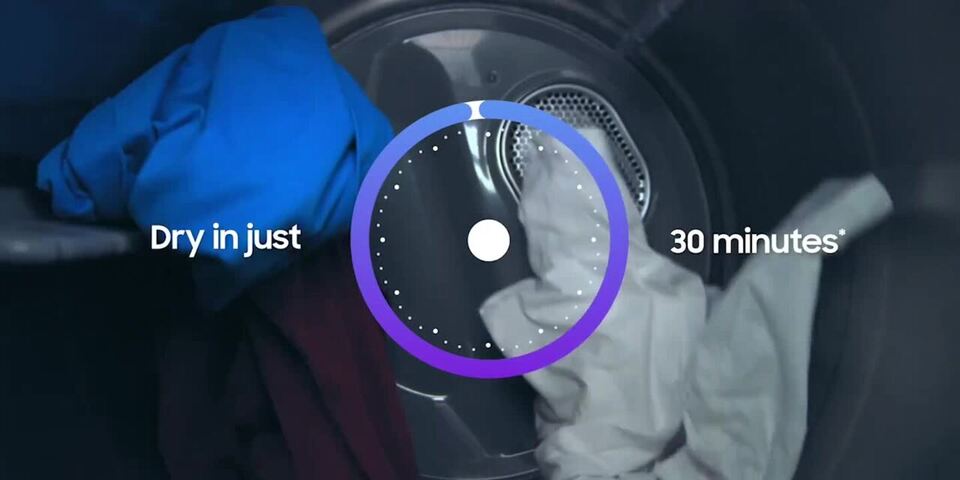 thumbnail video image 2 of SAMSUNG WF53BB8700AVUS front load washer, 2 of 6