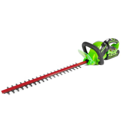 greenworks corded hedge trimmer