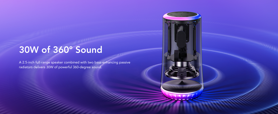 Anker Soundcore Glow Portable Speaker - Micro Center