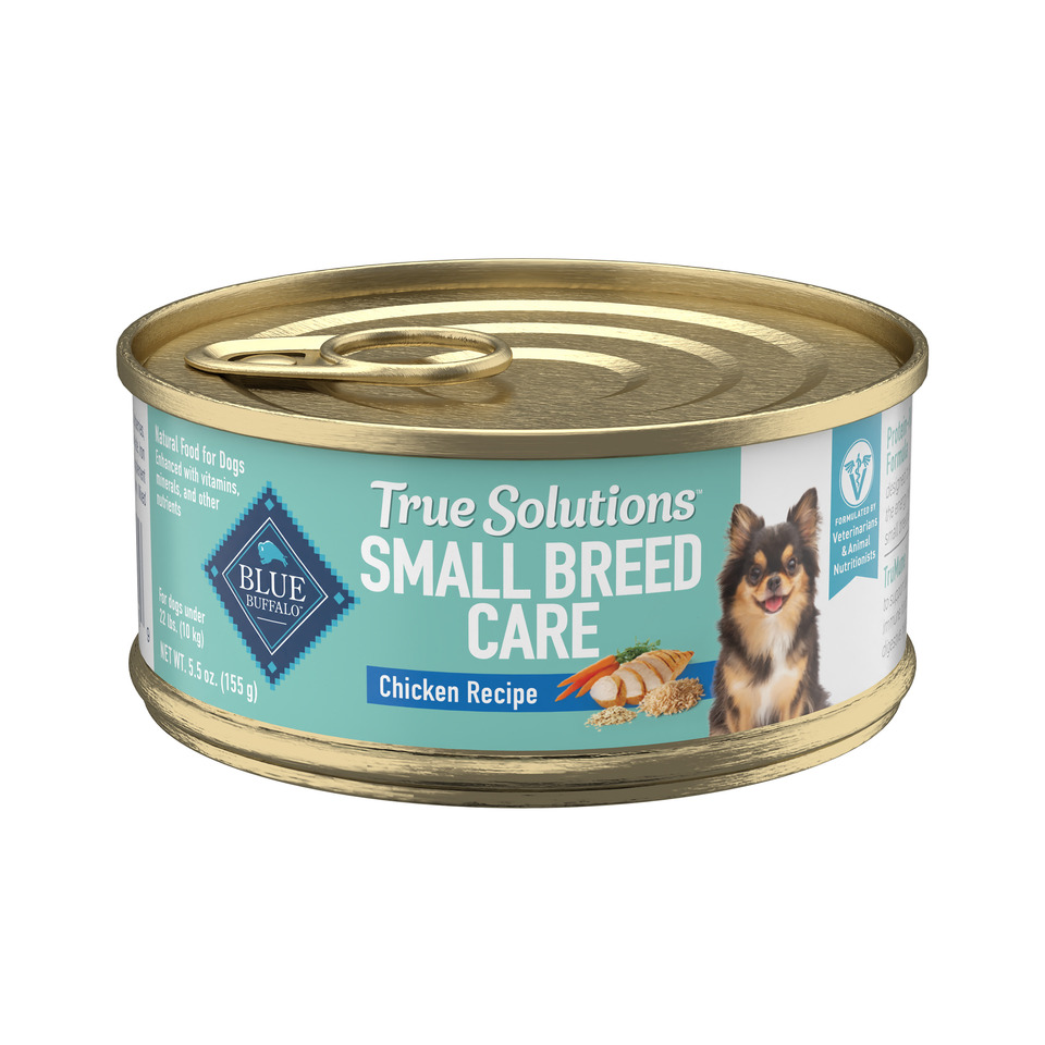 thumbnail video image 2 of Blue Buffalo True Solutions Small Breed Senior Care Wet Dog Food, 5.5-oz. Can, 2 of 13