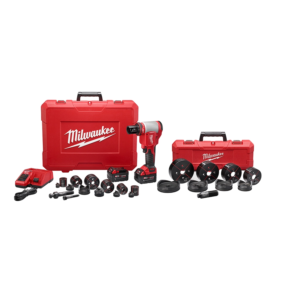 Milwaukee M18 FORCE LOGIC 6T Knockout Tool 1/2 in. 4 in Milwaukee M18 FORCE LOGIC 6T Knockout Tool 1/2 in. 4 in