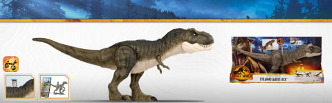19 Long Jurassic World: Dominion Extreme Damage T-Rex Dinosaur Action  Figure Toy $15 + Free S&H w/ Walmart+ or $35+