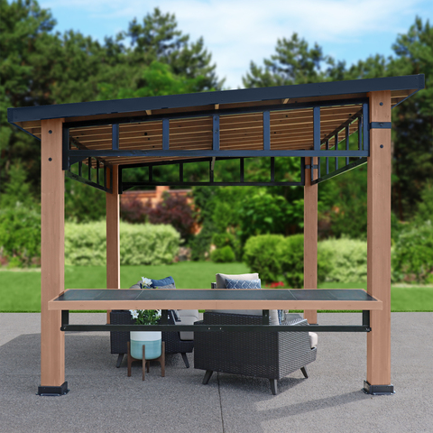 12 ft Contemporary Gazebo Counter by Yardistry