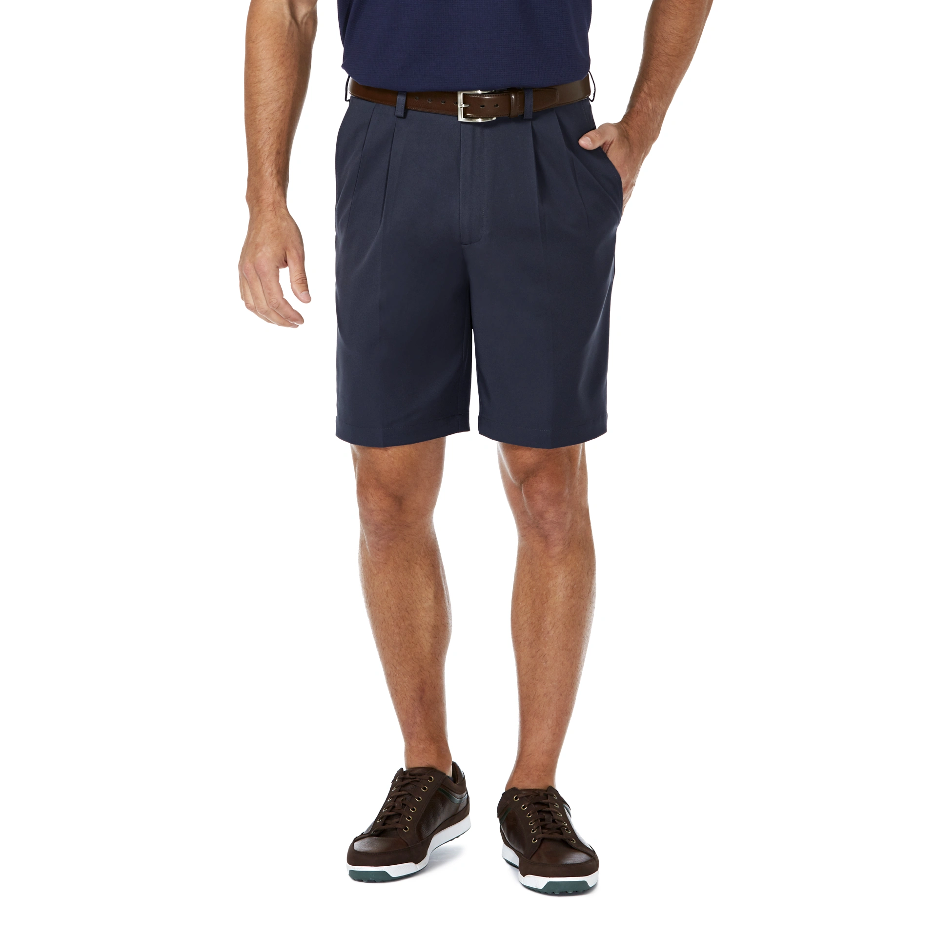 Haggar Cool 18 PRO Classic Fit Pleated Shorts-JCPenney