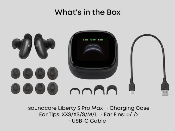 Anker Soundcore Liberty 5 Pro Max Noise Cancelling Earbuds with AI