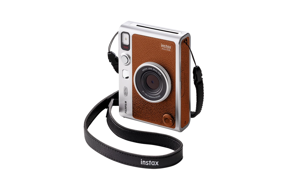 Fujifilm Instax Mini Evo Instant Film Camera (Brown) | Abt