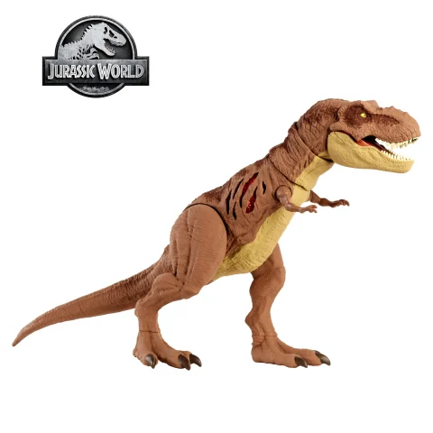 TREX フィギュア Jurassic Park T-Rex Action Figure, Extreme Damage, Transforming