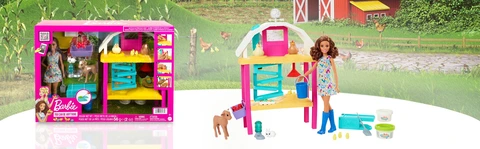 Barbie farm set 2025