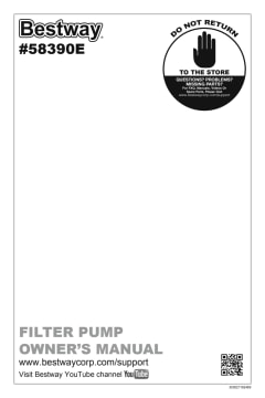 bestway power steel pool manual