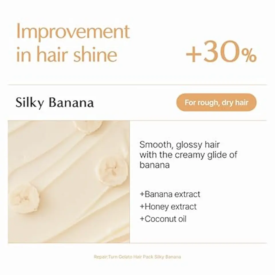 Repair:Turn Gelato Hair Pack Silky Banana