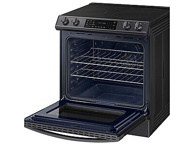 Samsung 6.3 Cu. ft. Slide-In Electric Range with Air Fry, Stainless Steel - NE63T8511SS