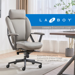 La-Z-Boy Vannes Ergonomic Polyurethane Swivel Executive Chair
