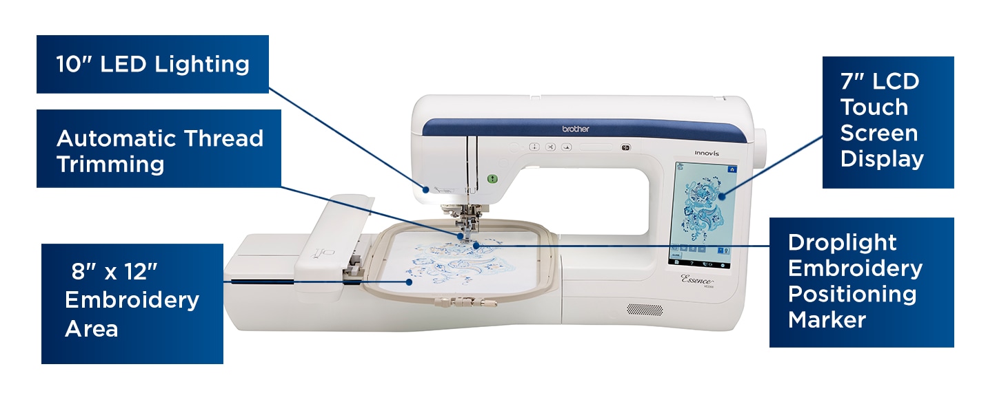 Brother Essence Innovís VE2300 Embroidery only machine Leabu Sewing