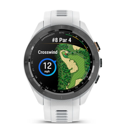 Garmin Approach S70 42 mm Premium GPS Golf Watch, Powder Grey Band
