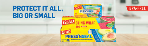Glad Press'n Seal, 140 SQ. Foot, (Pack of 3)