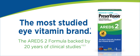 The most studied eye vitamin brand