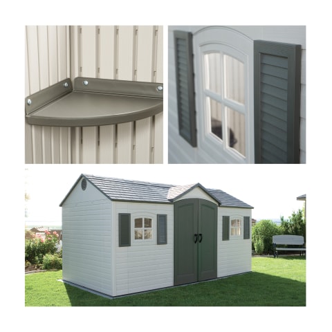 Lifetime 15 Ft. x 8 Ft. Outdoor Storage Shed