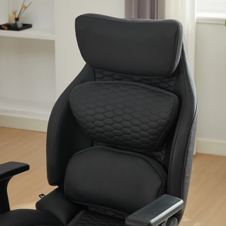 Sharper Image Algrove Comfort-X Ergonomic Faux Leather Swivel