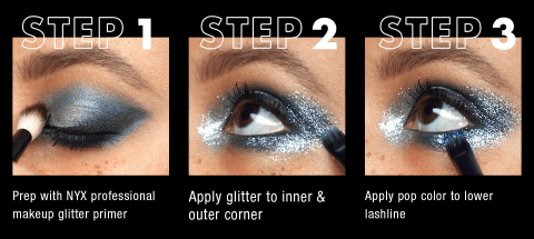 NYX Professional Makeup Glitter Primer, fl 0.33 oz