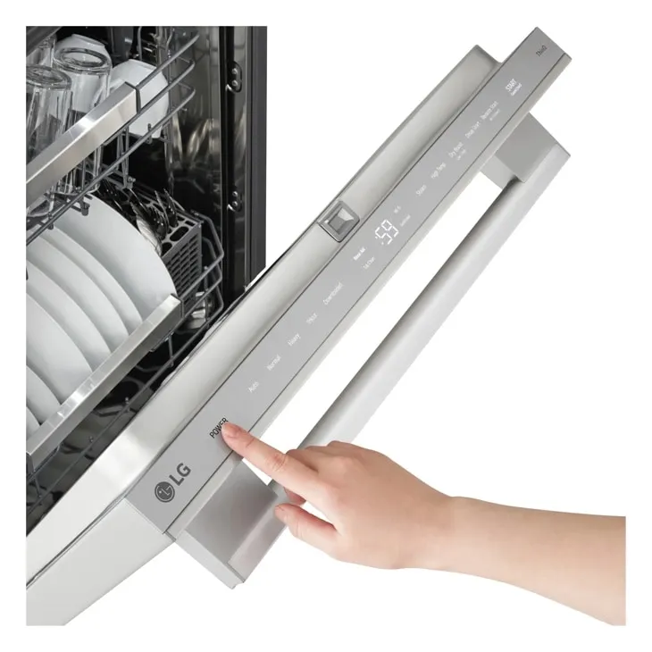 LG Top Control Dishwasher 24 Inch in Print Proof Steel - LDNTH862S