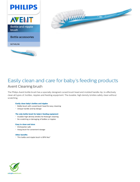 philips avent bottle cleaning brush