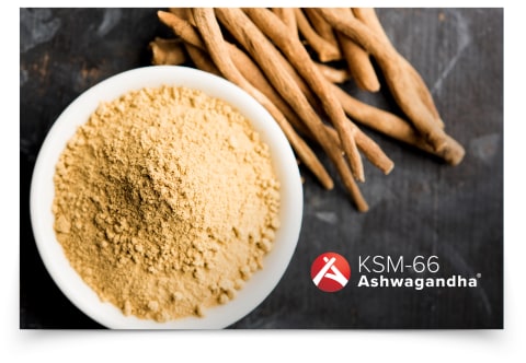 an image of ashwagandha and ashwagandha powder