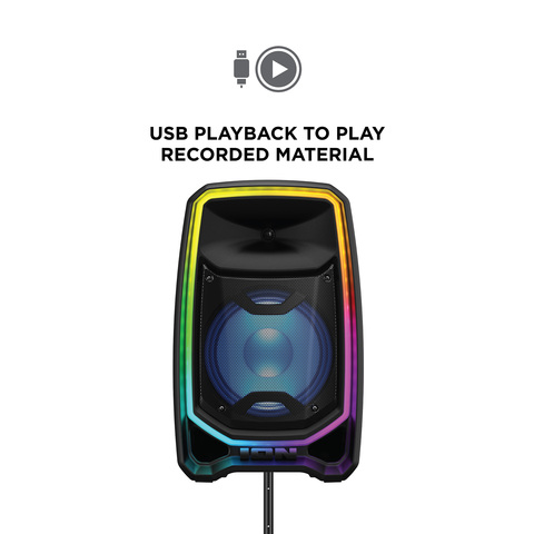 ION Audio Total PA™ Freedom USB playback for recorded music view