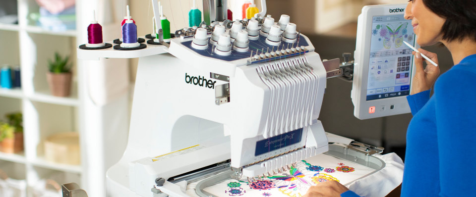 NEW! Brother Entrepreneur Pro Multi-Needle Embroidery Machine (Model P – A1  Reno Vacuum & Sewing