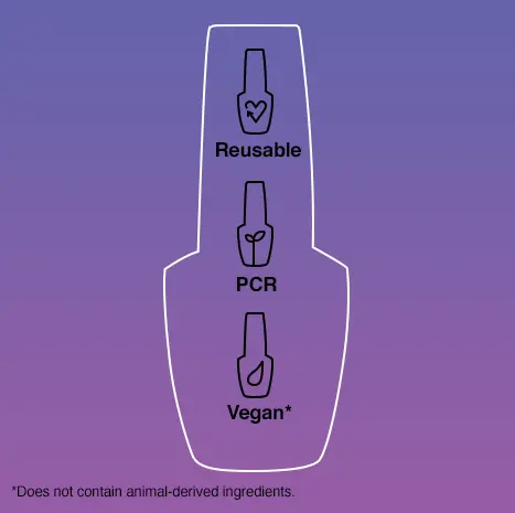 REUSABLE. PCR. VEGAN*