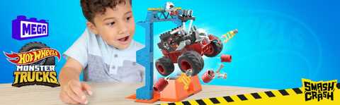 MEGA™ Hot Wheels Smash n Crash Bone Shaker Crush Course – Toysmith