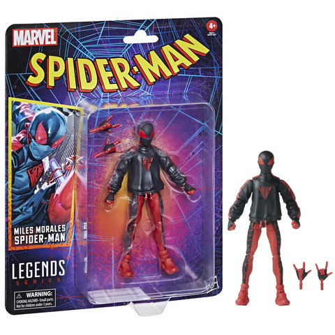  Marvel Spider-Man 6-inch Legends Series Ultimate Spider-Men:  Miles Morales : Toys & Games