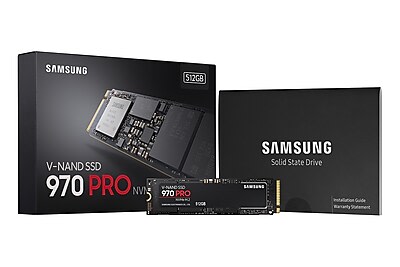 SAMSUNG 970 PRO M.2 2280 512GB PCIe Gen3. X4, NVMe 1.3 